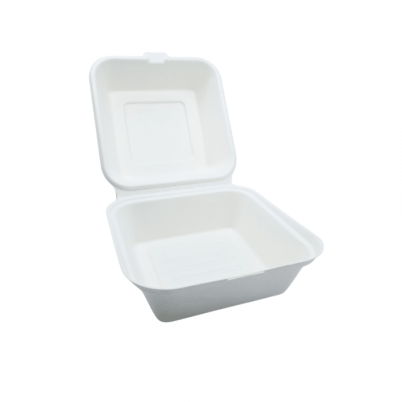 Box na hamburger XXL, EKO cukrová třtina 175 × 175 × 95 mm, 50 ks