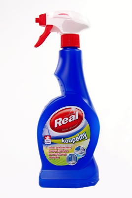 Real čistič koupelen s pumpičkou  550g Real čistič koupelen s pumpičkou  550g