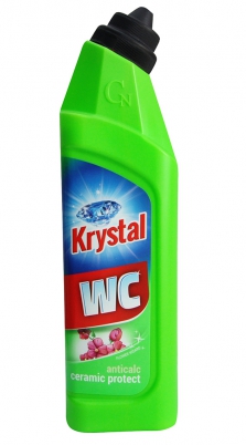 Krystal WC na keramiku s ochranou - zelený, 750ml