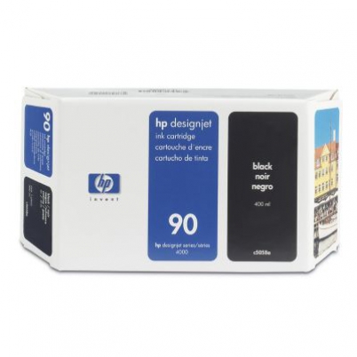 C5058A No. 90 Ink Cartridge Black pro DSJ 4000, 400 ml, 