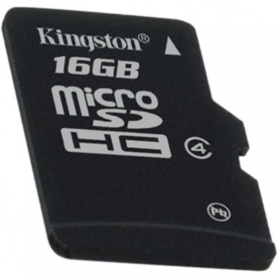 KINGSTON 16GB micro SDHC single pack - bez adaptéru Class 4