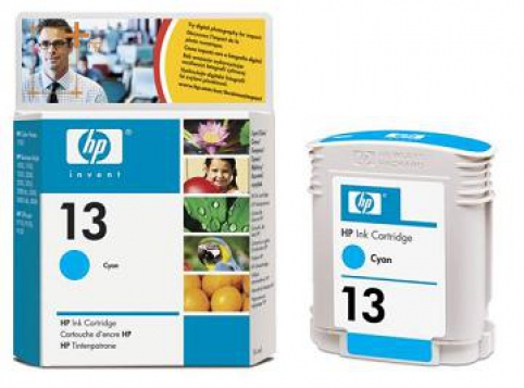 C4815A HP Ink Cart  No.13 pro BI 1000,1200,2800, 14ml, Cyan