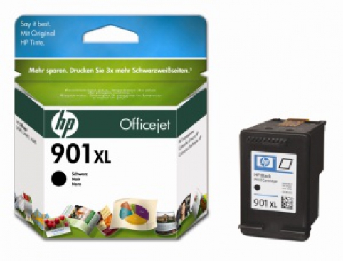 CC654AE HP Ink Cart No.901XL pro OJ 4500, J4580, 14ml, Black