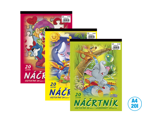 Náčrtník A4 20l N42