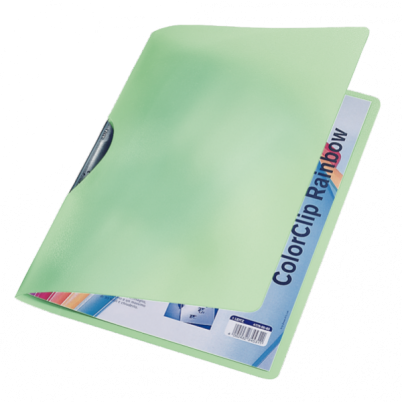 Desky barevné plastové LEITZ s vyklápěcím klipem - zelená Desky barevné plastové LEITZ s vyklápěcím klipem - zelená