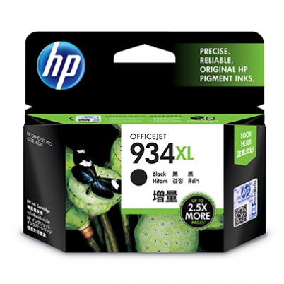 C2P23AE HP Ink Cart No.934XL pro OJ Pro 6830,1000str.,  Black