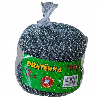 Drátěnka kovová - pozinkovaná 100 g, sada 2 ks