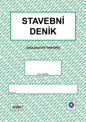 Stavební deník  A4