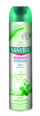 Sanytol - dezinfekční osvěžovač vzduchu - mentolová vůně 