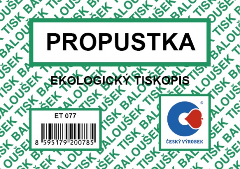 Propustka A7 ET077