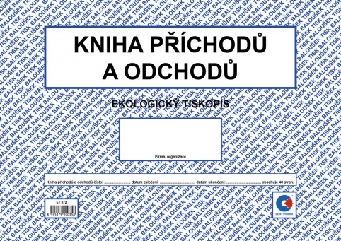 Kniha příchodů a odchodů A4 /obou./ ET372