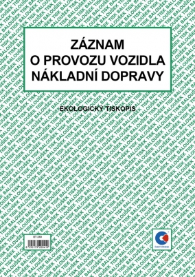 Záz. o prov.voz. nák. dop. A4 stazka ET210