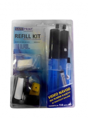 Refill kit SAFEPRINT UNIVERZAL pro HP 337, 339, 350, 350XL