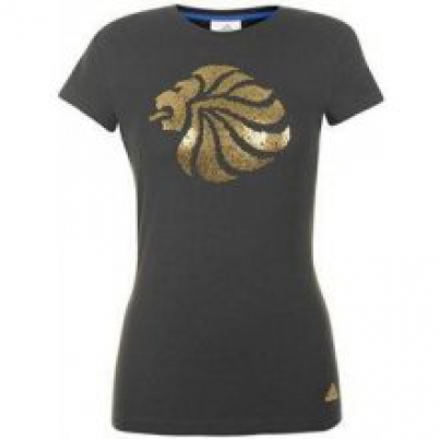 Tričko Adidas Olympics Lion dámské černé - M