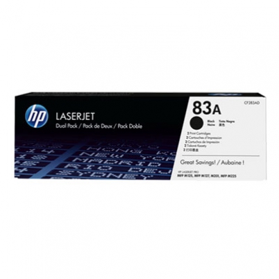 CF283AD Toner HP 83A pro LJ M125nw,a/M201n,dw/M127fn,fw (2 x 1500str), Black