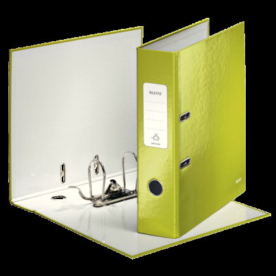 Pákový pořadač LEITZ 180° WOW, 80mm - metalická zelená Pákový pořadač LEITZ 180° WOW, 80mm - metalická zelená