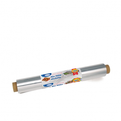 Alu fólie -extra silná- 45cmx150m, 18µm jednotl. balená, 1 ks