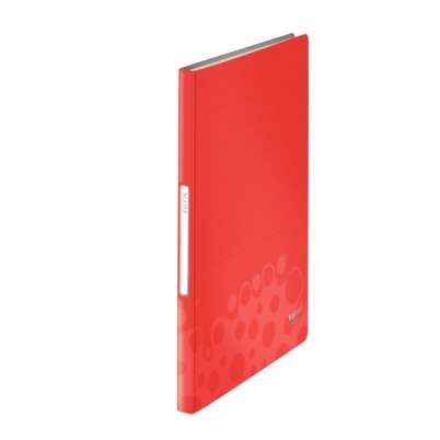 Katalogová kniha Leitz BEBOP, 40 kapes - červená