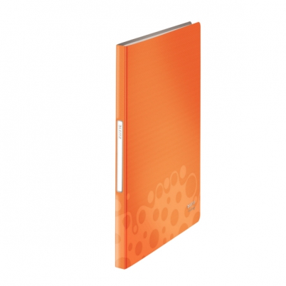 Katalogová kniha Leitz BEBOP, 40 kapes - oranžová