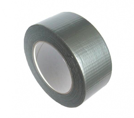 Lepící páska s tkaninou, stříbrná 50 m x 48 mm