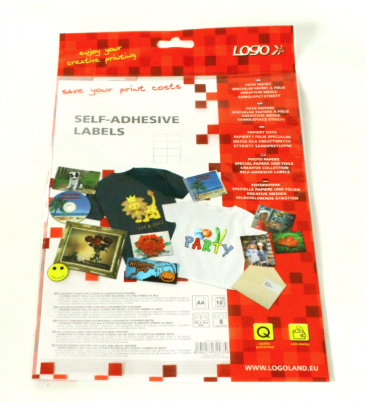 Etikety LOGO 210x148 mm, A4/matné