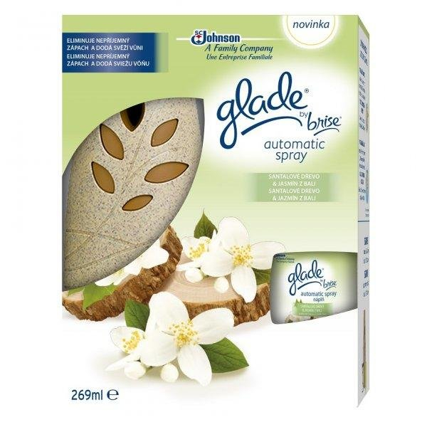 GLADE Diffuseur Automatique Bois De Santal Et Jasmin 1 Recharge Pas Cher
